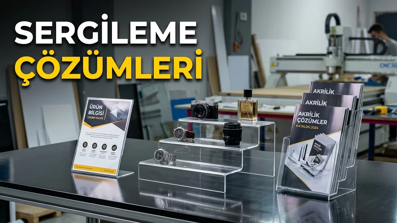 Pleksiglas Akrilik Stand ve Sergileme Ürünleri